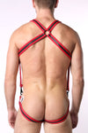 CellBlock13 Double Cross Neoprene Body Harness (CBS315)