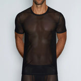C-IN2 Sheer Crew Neck T-Shirt (5705)