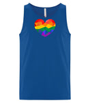 VRS Rainbow Geo Heart Tank Top