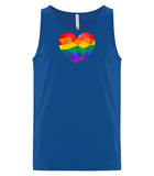 VRS Rainbow Geo Heart Tank Top