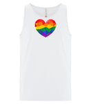 VRS Rainbow Geo Heart Tank Top