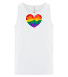 VRS Rainbow Geo Heart Tank Top