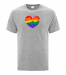 VRS Rainbow Geo Heart Tee