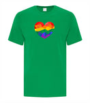 VRS Rainbow Geo Heart Tee