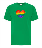 VRS Rainbow Geo Heart Tee