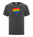 VRS Rainbow Geo Heart Tee