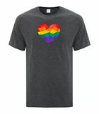 VRS Rainbow Geo Heart Tee