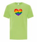 VRS Rainbow Geo Heart Tee