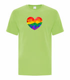 VRS Rainbow Geo Heart Tee