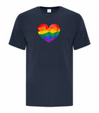 VRS Rainbow Geo Heart Tee