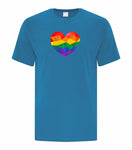 VRS Rainbow Geo Heart Tee