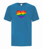 VRS Rainbow Geo Heart Tee