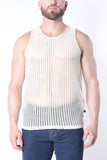 Timoteo Hamptons Mesh Tank Top (TMS295)