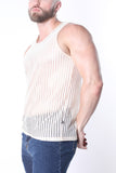 Timoteo Hamptons Mesh Tank Top (TMS295)
