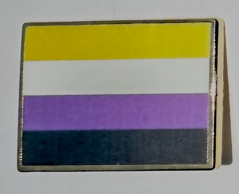Non-Binary Flag Lapel Pin