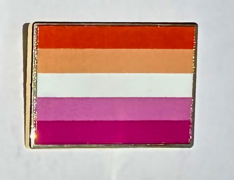 Lesbian Flag Lapel Pin