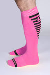 CellBlock13 Iron Grip Bones Knee High Sock (A126)