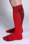 CellBlock13 Iron Grip Bones Knee High Sock (A126)