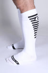 CellBlock13 Iron Grip Bones Knee High Sock (A126)