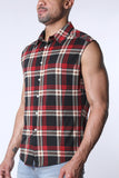 CellBlock13 Lumber Jacked Sleeveless Shirt (CBS376)