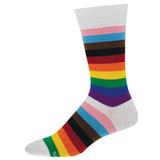 Progress Rainbow Striped Socks