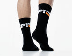 Pump Striped Crew Socks