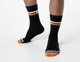 Pump Striped Crew Socks