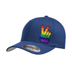 VRS Rainbow Peace Hand Patch FlexFit Cap