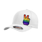 VRS Rainbow Peace Hand Patch FlexFit Cap