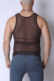 Timoteo Phantom Mesh Tank Top (TMS283)