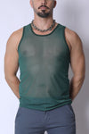 Timoteo Phantom Mesh Tank Top (TMS283)