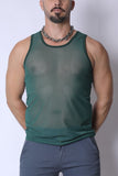 Timoteo Phantom Mesh Tank Top (TMS283)