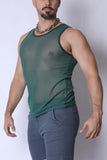 Timoteo Phantom Mesh Tank Top (TMS283)