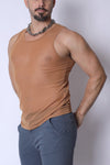 Timoteo Phantom Mesh Tank Top (TMS283)