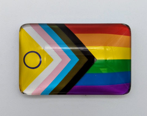 Inclusive Progress Pride Flag Magnet