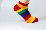 Rainbow Ankle Socks