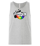 VRS Rainbow Raccoon with Church Street Tank Top