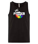 VRS Rainbow Raccoon with Church Street Tank Top