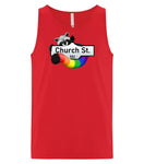 VRS Rainbow Raccoon with Church Street Tank Top