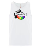 VRS Rainbow Raccoon with Church Street Tank Top