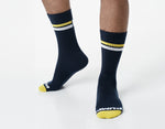 Pump Striped Crew Socks