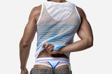 Pump Sailor Mesh Tank Tops