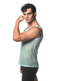 St33le Stretch Mesh Tank with Side Tape (11120)