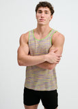 St33le Space Dye Textured Stretched Knit Tank (11142)