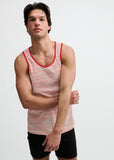 St33le Space Dye Textured Stretched Knit Tank (11142)
