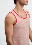 St33le Space Dye Textured Stretched Knit Tank (11142)