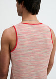 St33le Space Dye Textured Stretched Knit Tank (11142)