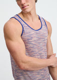 St33le Space Dye Textured Stretched Knit Tank (11142)