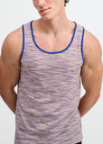St33le Space Dye Textured Stretched Knit Tank (11142)