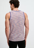 St33le Space Dye Textured Stretched Knit Tank (11142)